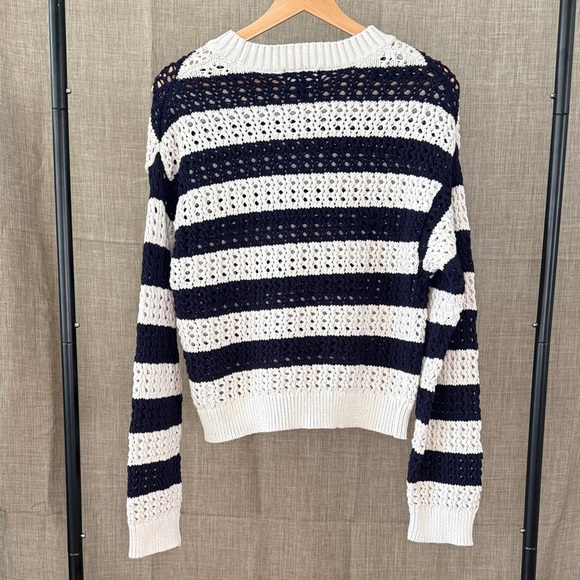 Universal Thread Striped Nautical Old Money Sweater | Size M - Picture 6 of 11